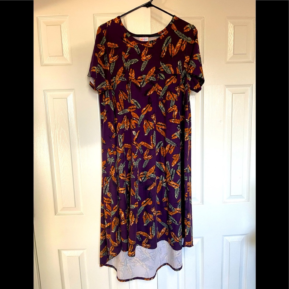 Lula Roe Carly high-low dress